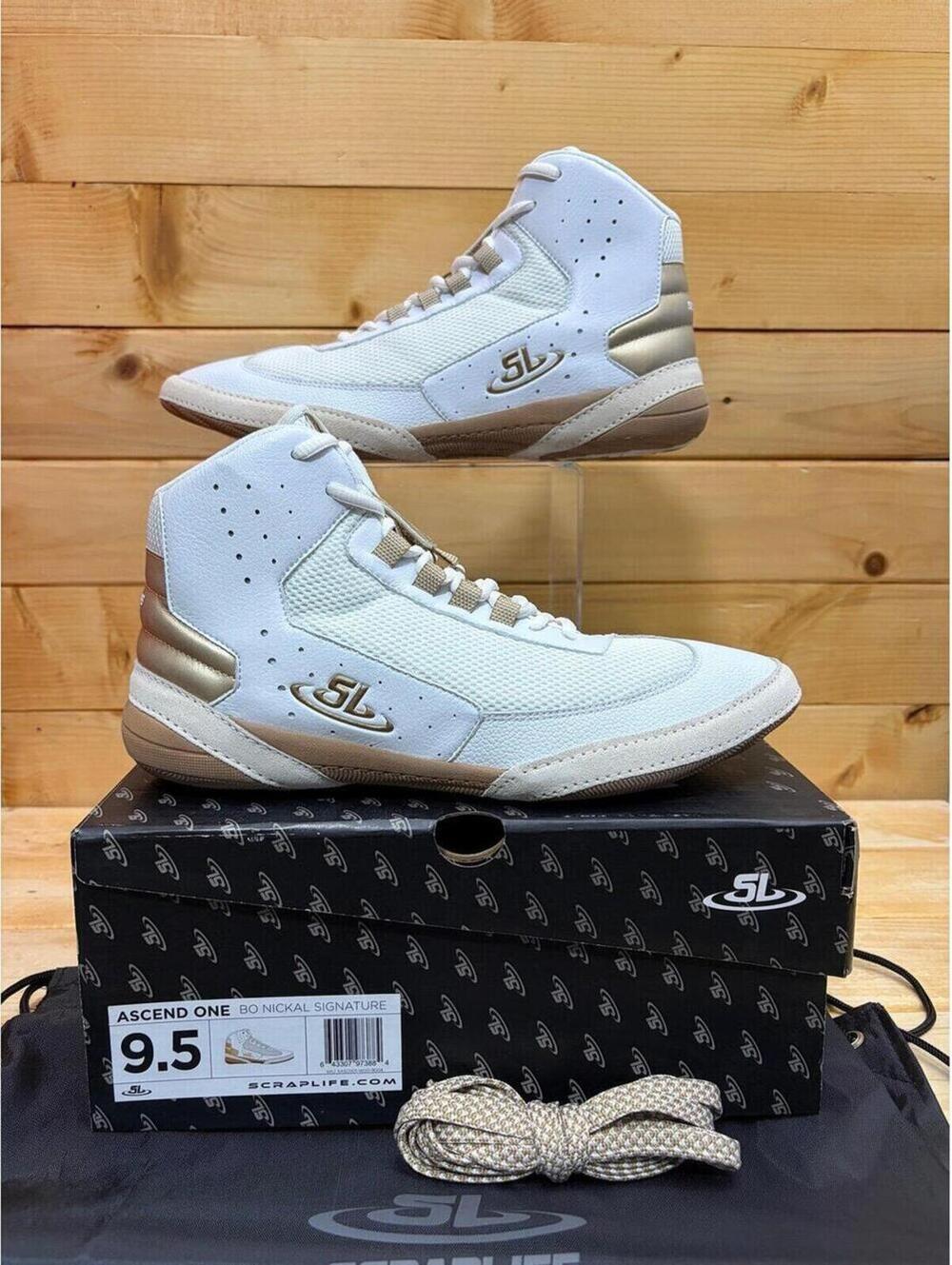 New in box Limited Edition Scraplife Bo Nickal Wrestling shoes - Men’s size 9.5